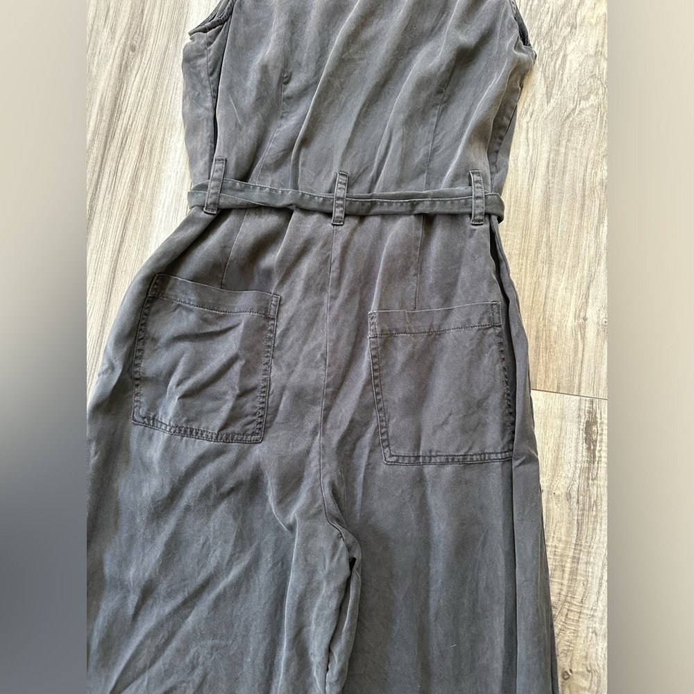 Rails Luke Belted Zip Front Jumpsuit Chambray Lyo… - image 7